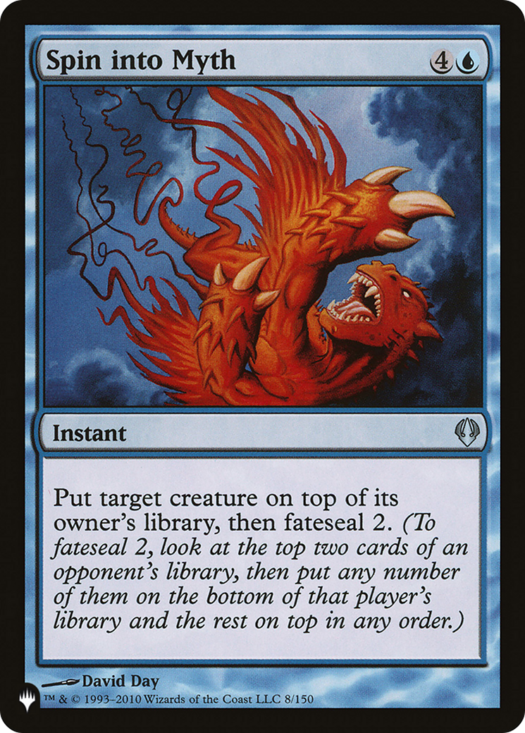 Spin into Myth (8/150) [The List Reprints]
