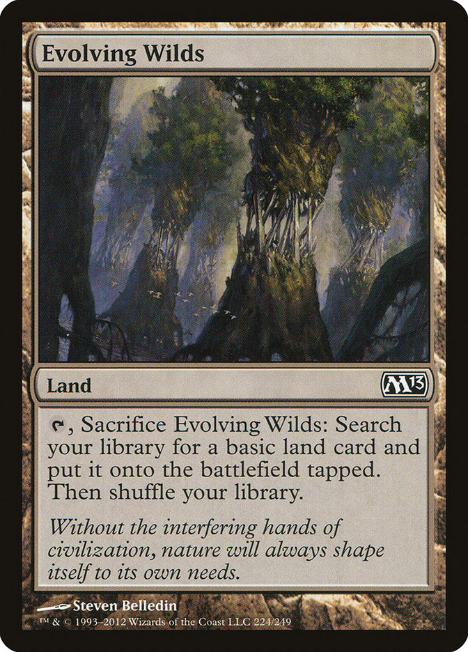 Evolving Wilds (224) [Magic 2013 (M13)]