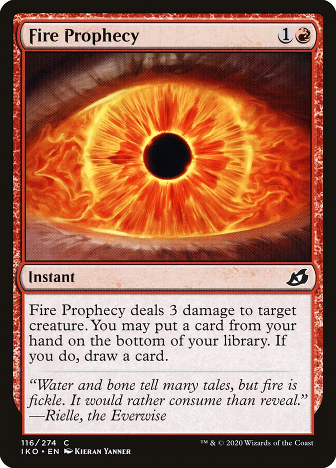 Fire Prophecy (116) [Ikoria: Lair of Behemoths]