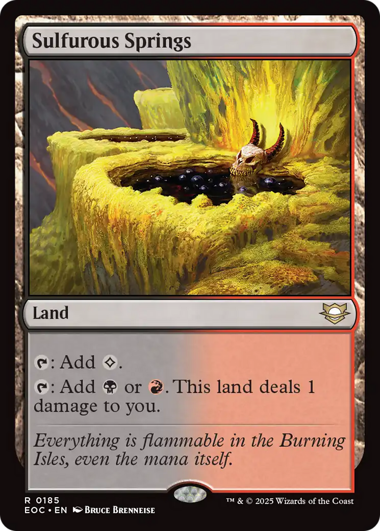 Sulfurous Springs (185) [Commander: Edge of Eternities]