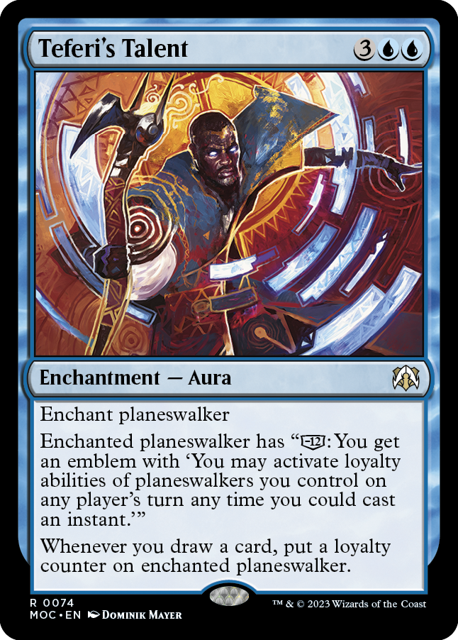 Teferi's Talent (74) [Commander: March of the Machine]