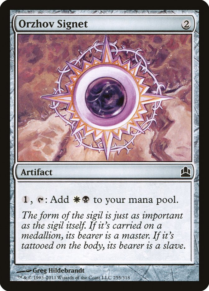Orzhov Signet (255) [Commander]