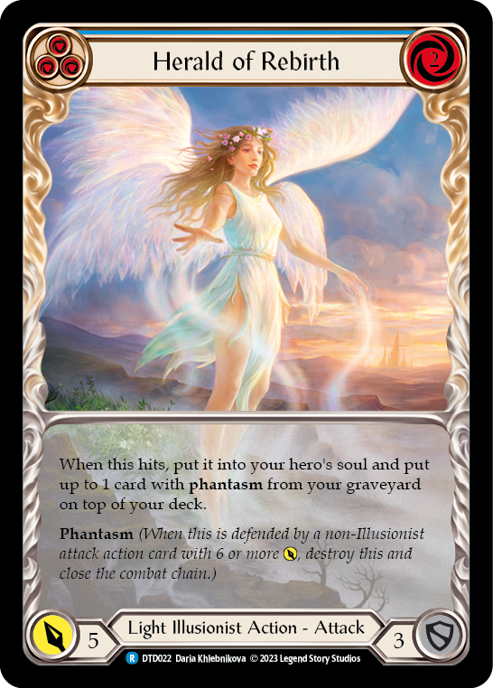 Herald of Rebirth (Blue) (DTD022) [Dusk till Dawn]