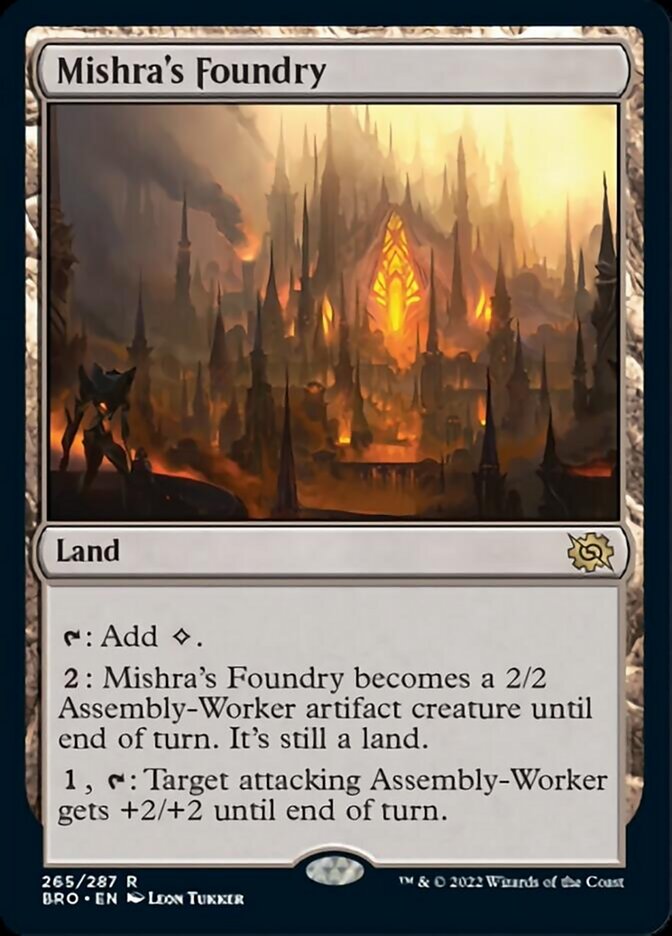 Mishra's Foundry (265) [The Brothers' War]