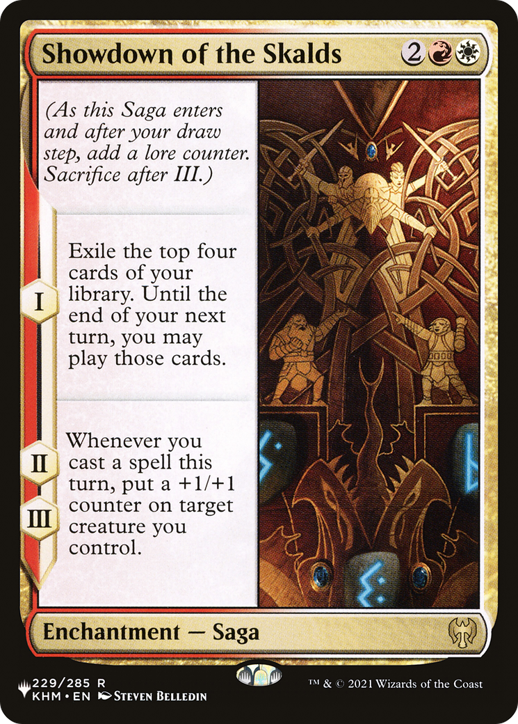 Showdown of the Skalds (229/285) [The List Reprints]
