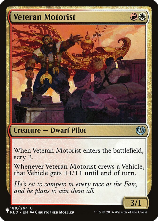 Veteran Motorist (188/264) [The List Reprints]