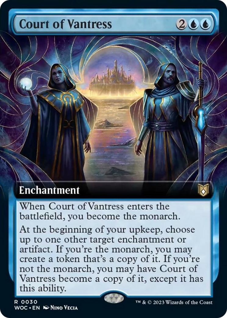Court of Vantress (Extended Art) (30) [Commander: Wilds of Eldraine]