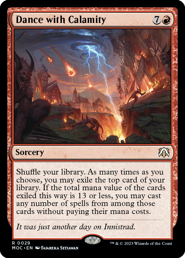 Dance with Calamity (29) [Commander: March of the Machine]