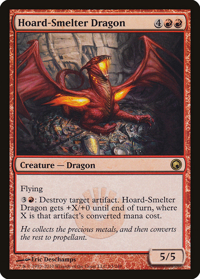Hoard-Smelter Dragon (93) [Scars of Mirrodin]