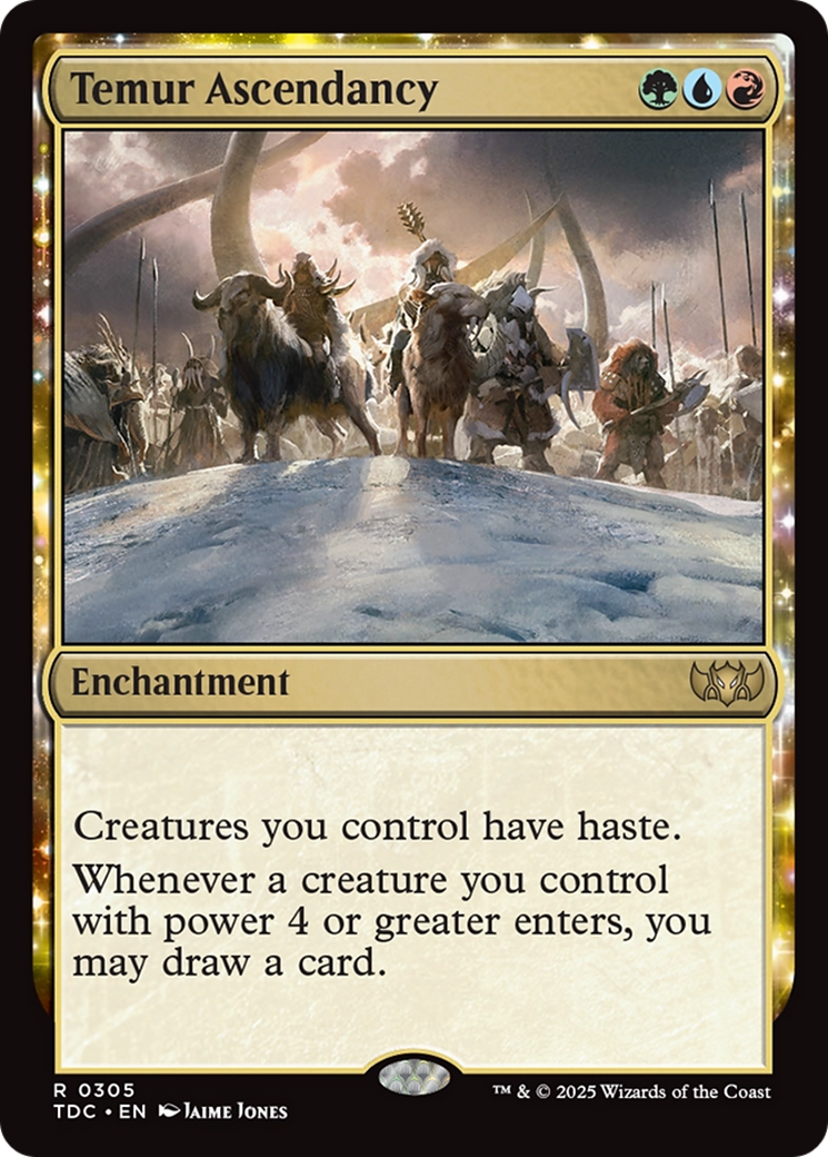 Temur Ascendancy (305) [Commander: Tarkir: Dragonstorm]