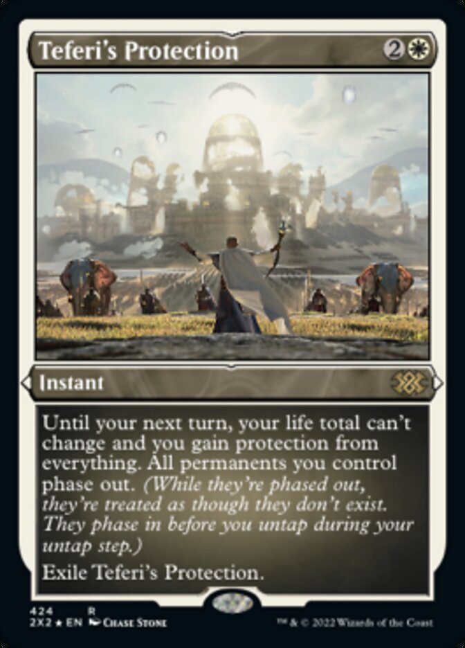 Teferi's Protection (Foil Etched) (424) [Double Masters 2022]