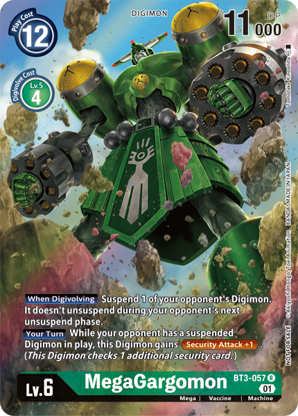 MegaGargomon (1-Year Anniversary Box Topper) (BT3-057 R) [Release Special Booster 1.0]