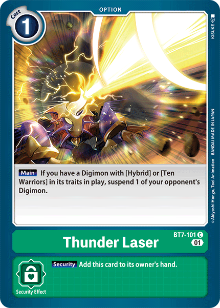Thunder Laser (BT7-101 C) [Next Adventure]