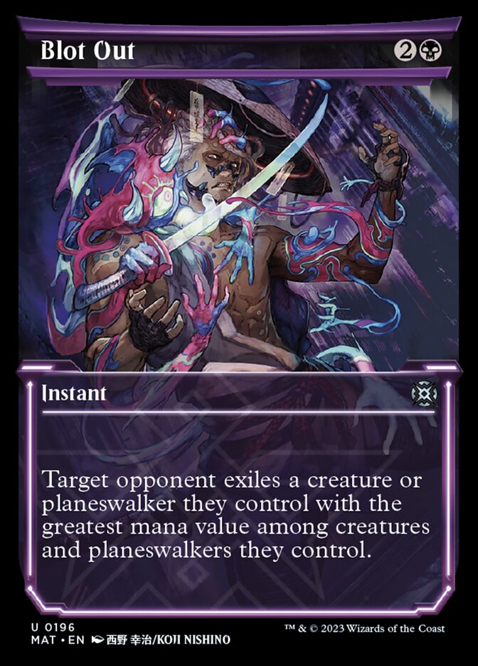 Blot Out (Halo Foil) (196) [March of the Machine: The Aftermath]