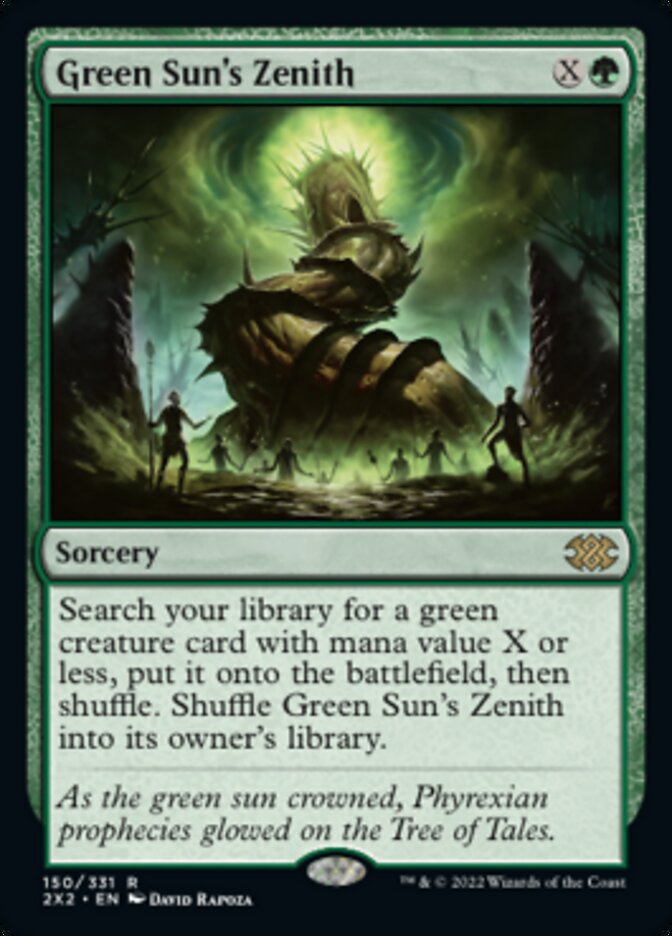 Green Sun's Zenith (150) [Double Masters 2022]