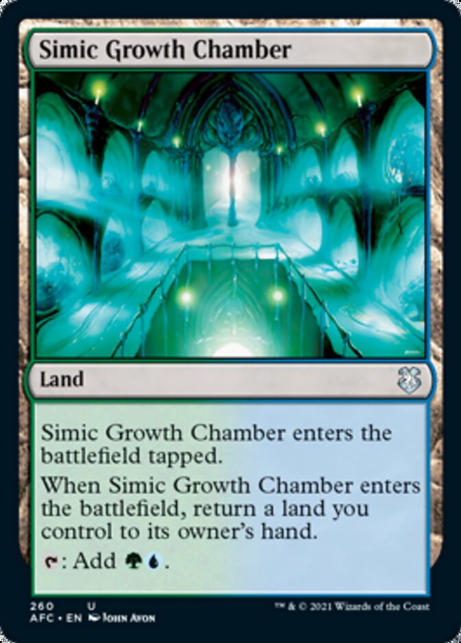 Simic Growth Chamber (260) [Commander: Adventures in the Forgotten Realms]