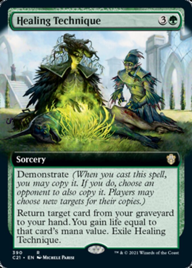 Healing Technique (Extended Art) (390) [Commander 2021]