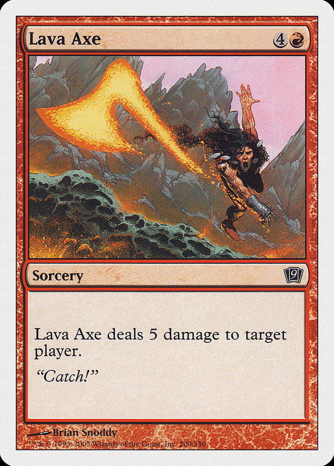 Lava Axe (200) [9th Edition]