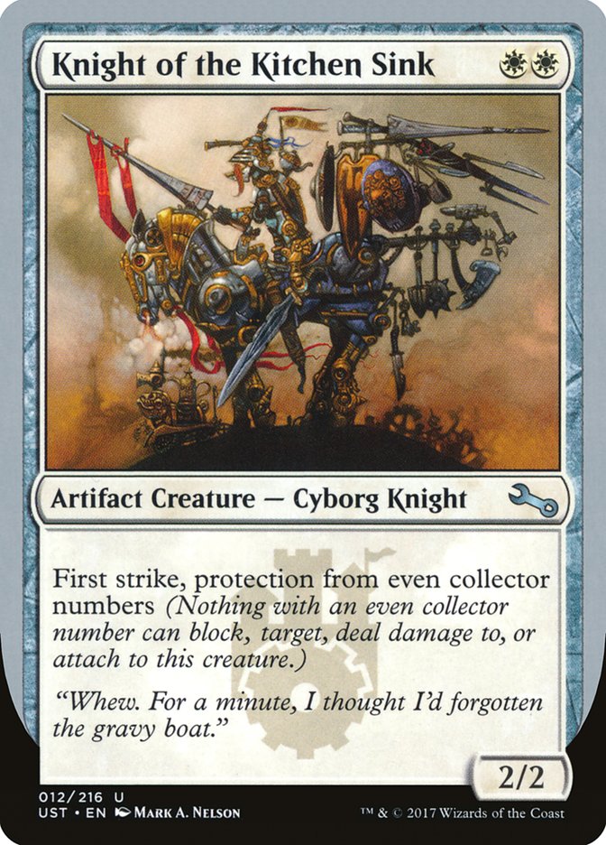 Knight of the Kitchen Sink (B) (12) [Unstable]