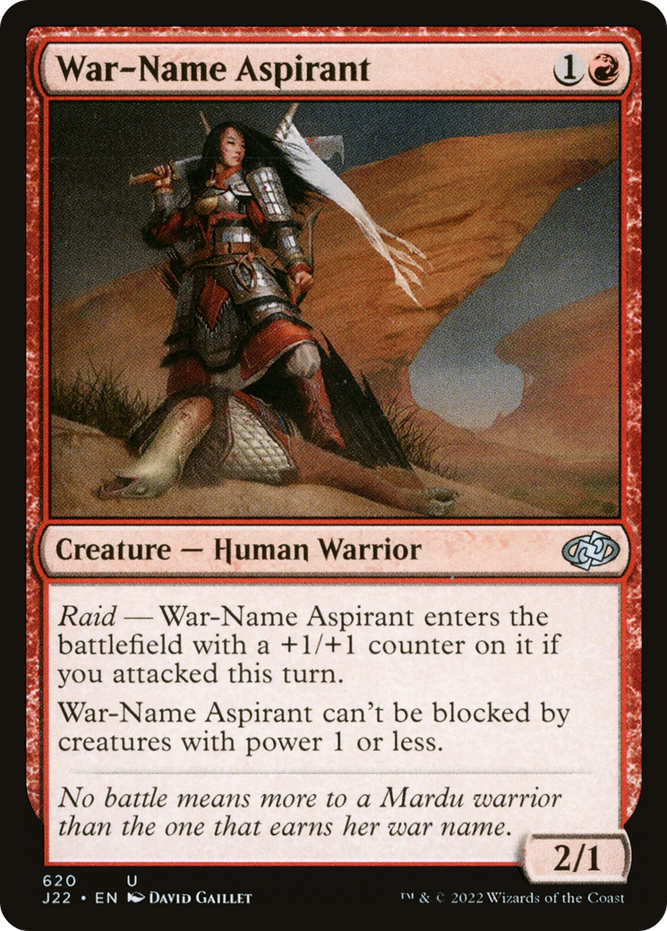 War-Name Aspirant (620) [Jumpstart 2022]