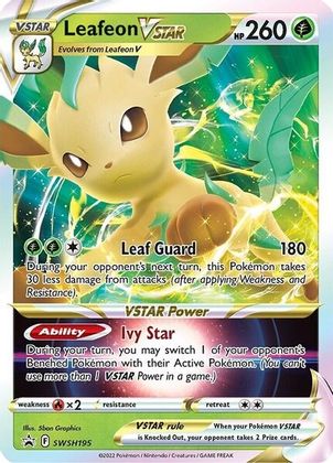 Leafeon VSTAR - SWSH195 (SWSH195) [Jumbo Cards]