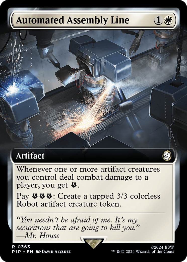 Automated Assembly Line (Extended Art) (363) [Universes Beyond: Fallout]