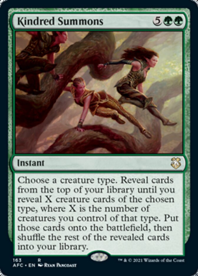 Kindred Summons (163) [Commander: Adventures in the Forgotten Realms]