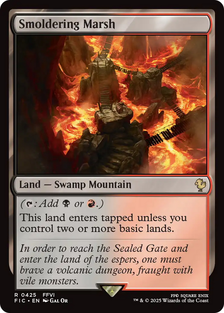 Smoldering Marsh (425) [Commander: FINAL FANTASY]