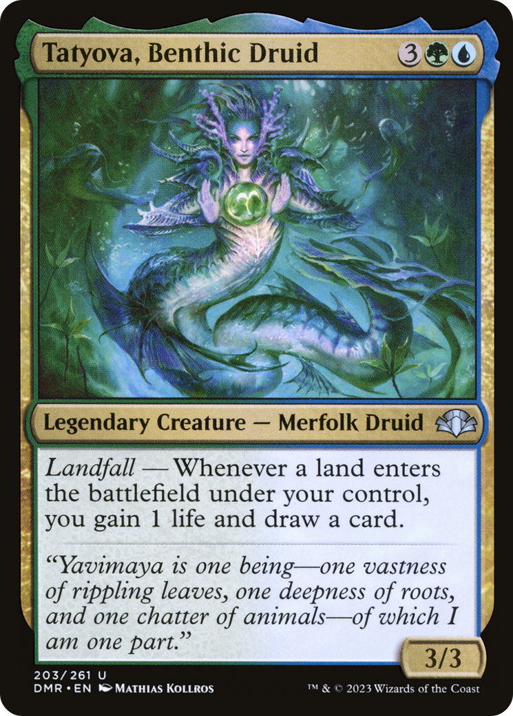Tatyova, Benthic Druid (203) [Dominaria Remastered]