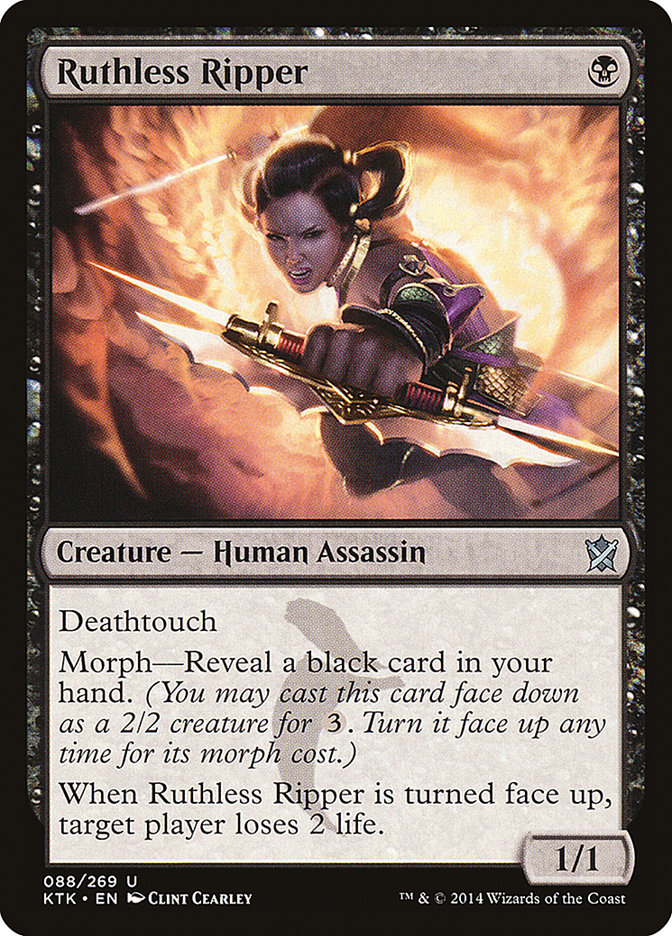 Ruthless Ripper (88) [Khans of Tarkir]