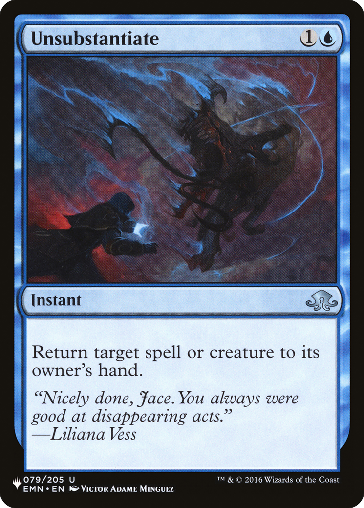 Unsubstantiate (079/205) [The List Reprints]