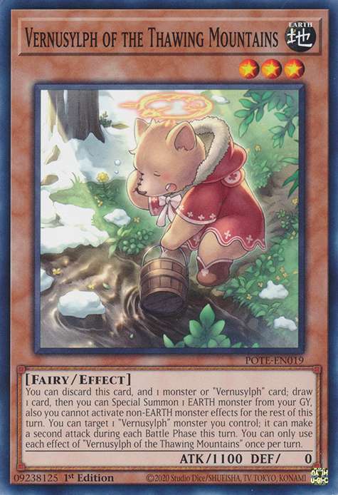 Vernusylph of the Thawing Mountains (POTE-EN019) [Power of the Elements]