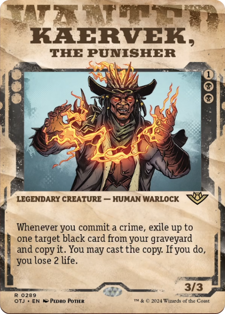 Kaervek, the Punisher (Showcase) (289) [Outlaws of Thunder Junction]