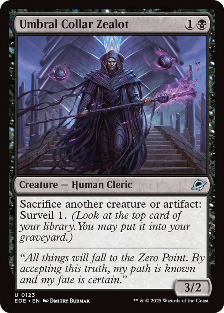 Umbral Collar Zealot (123) [Edge of Eternities]