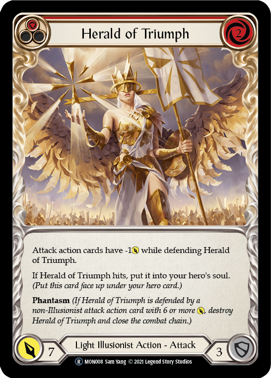 Herald of Triumph (Red) (MON008) [Monarch]