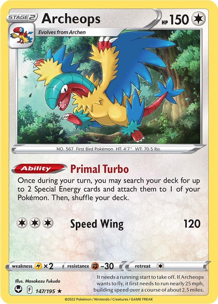 Archeops (147/195) [SWSH12: Silver Tempest]