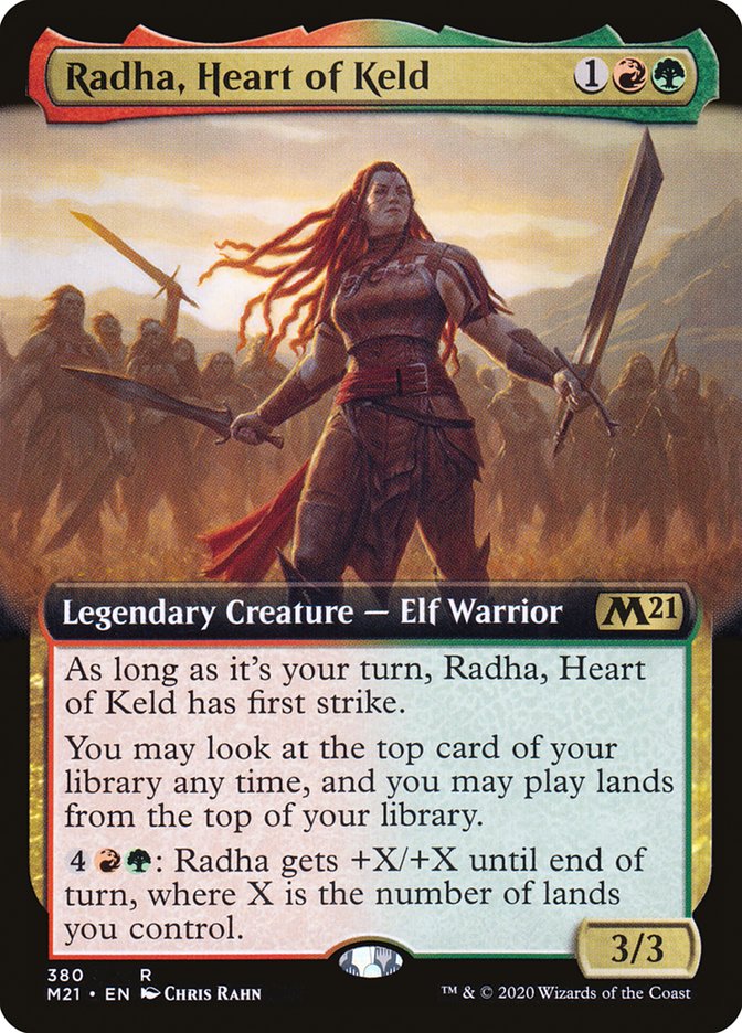 Radha, Heart of Keld (Extended Art) (380) [Core Set 2021]