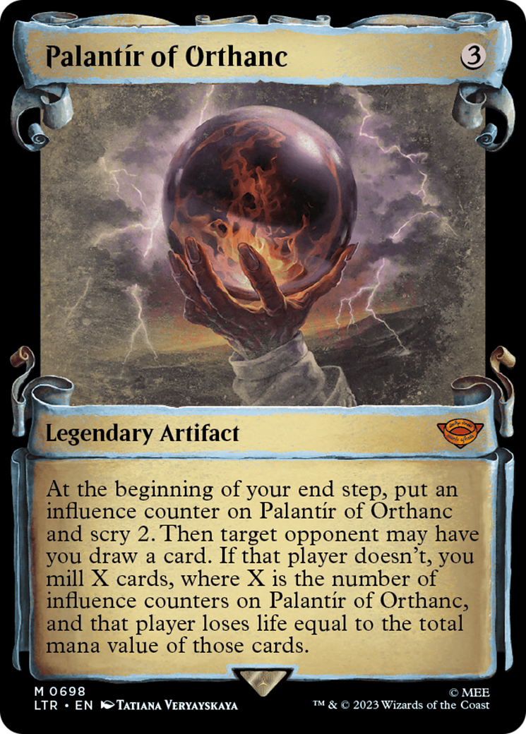 Palantir of Orthanc (Showcase Scrolls) (698) [Universes Beyond: The Lord of the Rings: Tales of Middle-earth]