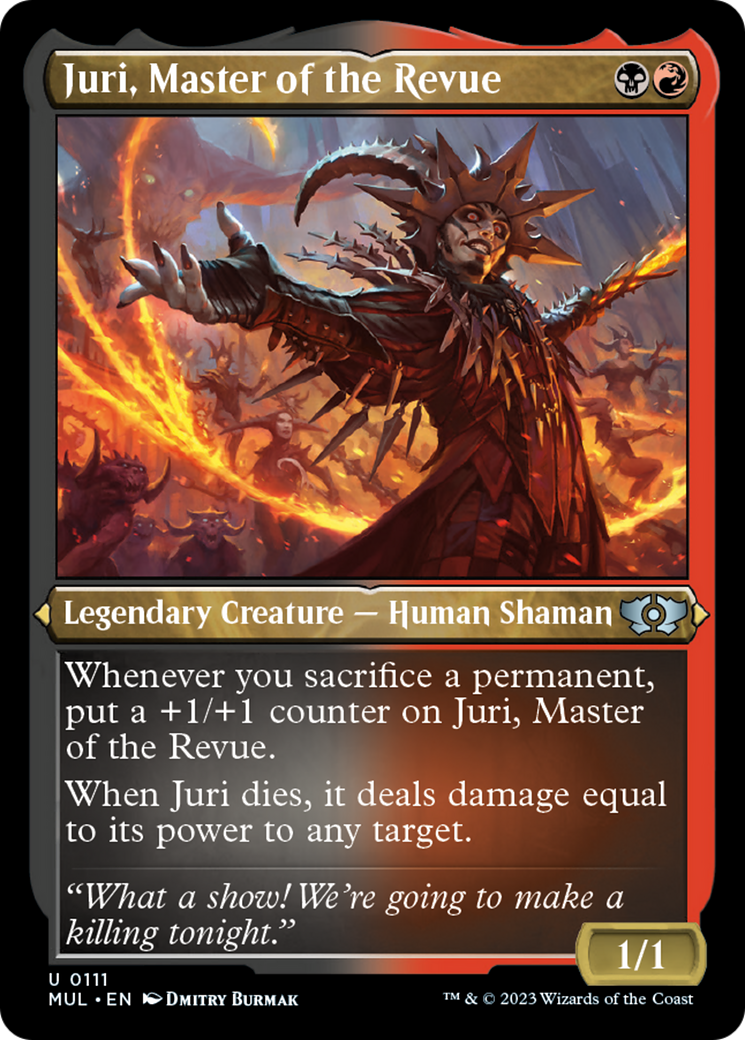 Juri, Master of the Revue (Foil Etched) (111) [March of the Machine: Multiverse Legends]
