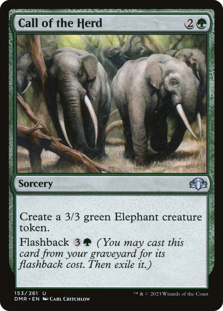Call of the Herd (153) [Dominaria Remastered]