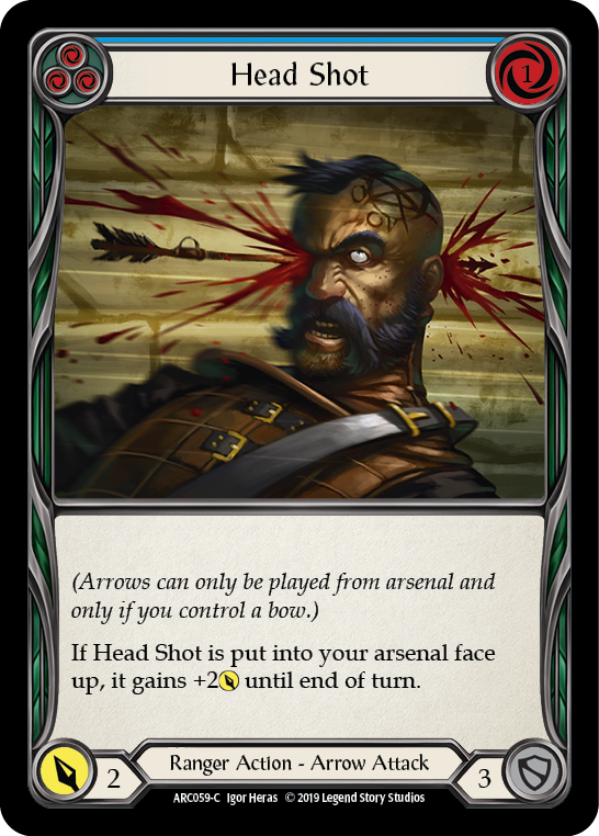 Head Shot (Blue) (ARC059) [Arcane Rising]
