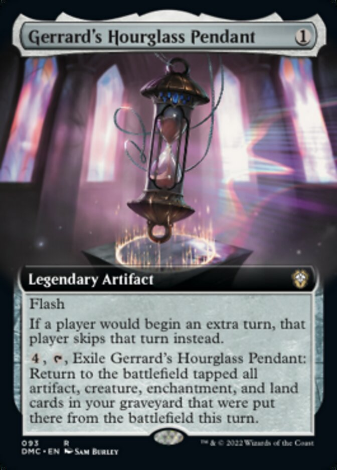 Gerrard's Hourglass Pendant (Extended Art) (93) [Commander: Dominaria United]