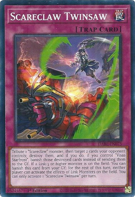 Scareclaw Twinsaw (DABL-EN075) [Darkwing Blast]