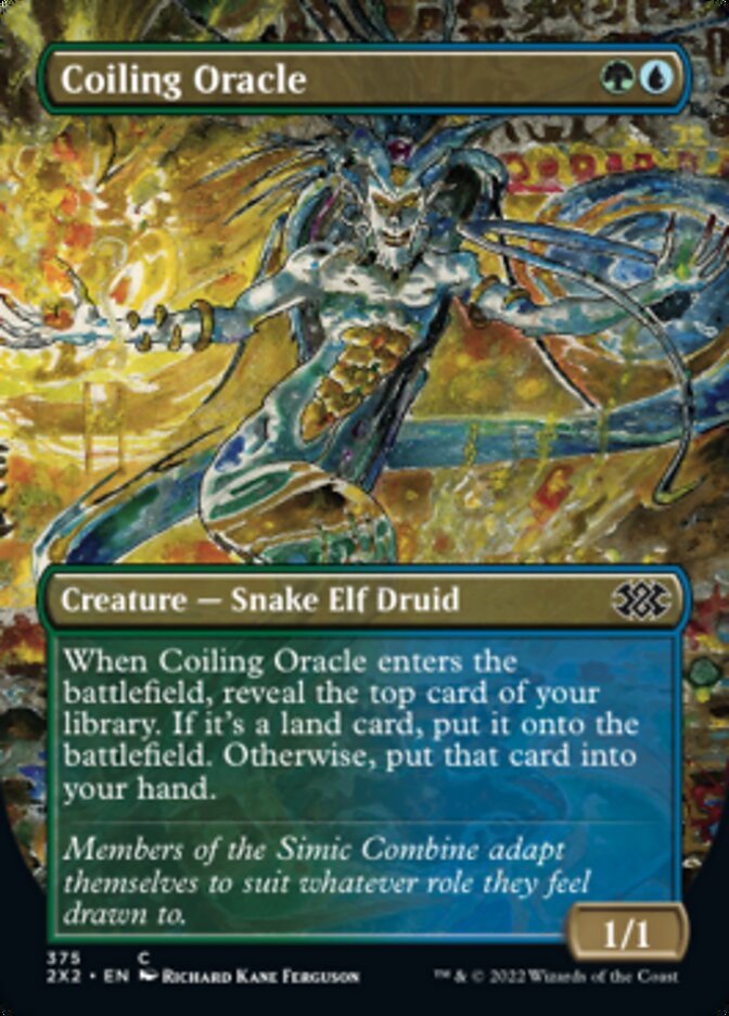 Coiling Oracle (Borderless) (375) [Double Masters 2022]