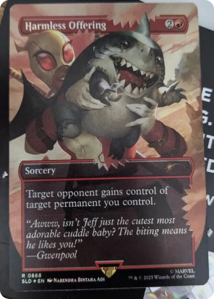 Harmless Offering (Rainbow Foil) (868) [Secret Lair Drop Series]