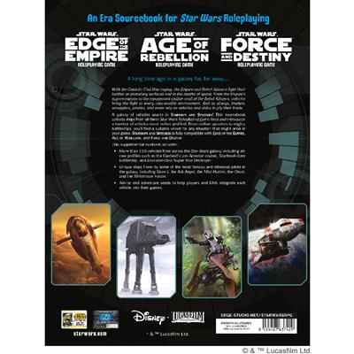 Star Wars RPG: Starships and Speeders Hardcover