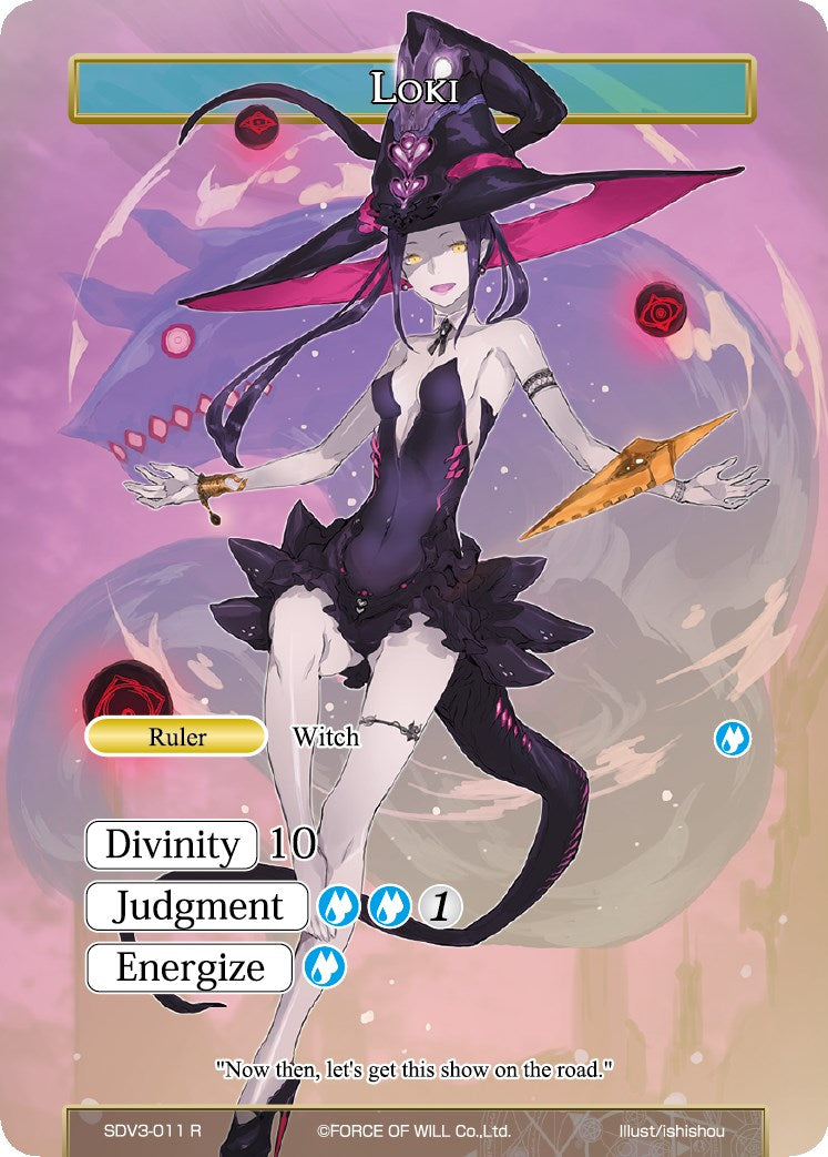 Loki // Loki, the Witch of Chaos (SDV3-011/JR) [Valhalla Cluster Starter Deck]