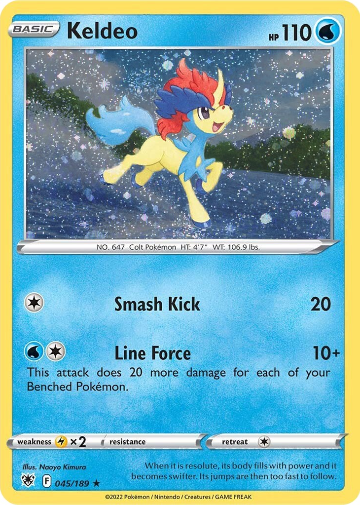 Keldeo - 045/189 (Cosmos Holo) (045/189) [Miscellaneous Cards & Products]