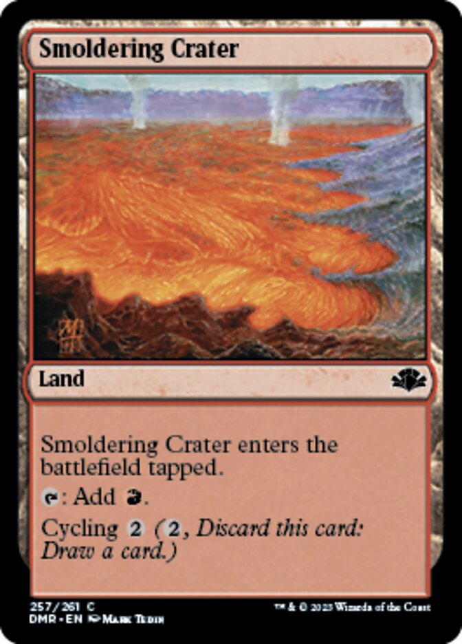 Smoldering Crater (257) [Dominaria Remastered]