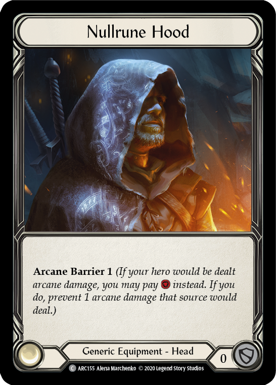 Nullrune Hood (ARC155) [Arcane Rising]